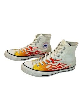 Converse Chuck Taylor All-Star Flame Canvas High Tops Unisex M7 / W9